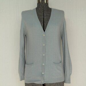Light blue 70's Pringle cashmere cardigan